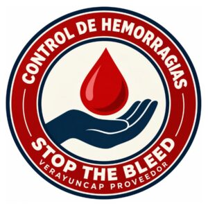 Insignia VerayunCap Control de Hemorragias Stop the Bleed Proveedor